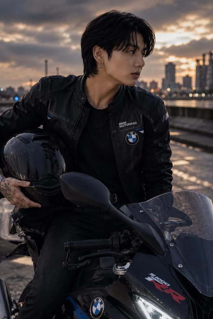 Jungkook biker thumbnail
