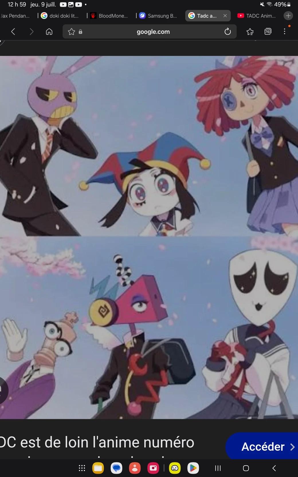 The amazing digital anime high school thumbnail