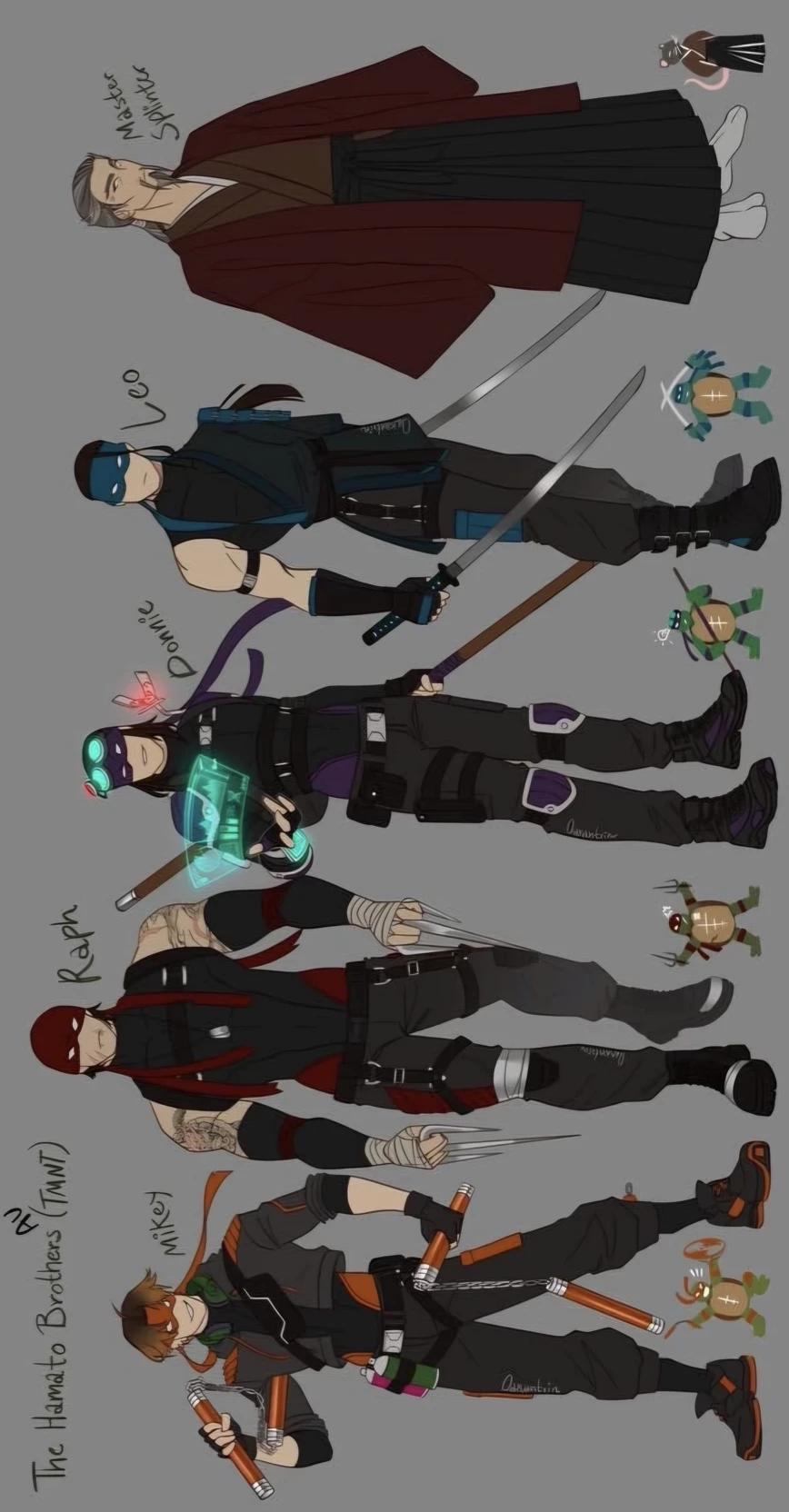 Teenage Ninjas (tmnt au) thumbnail