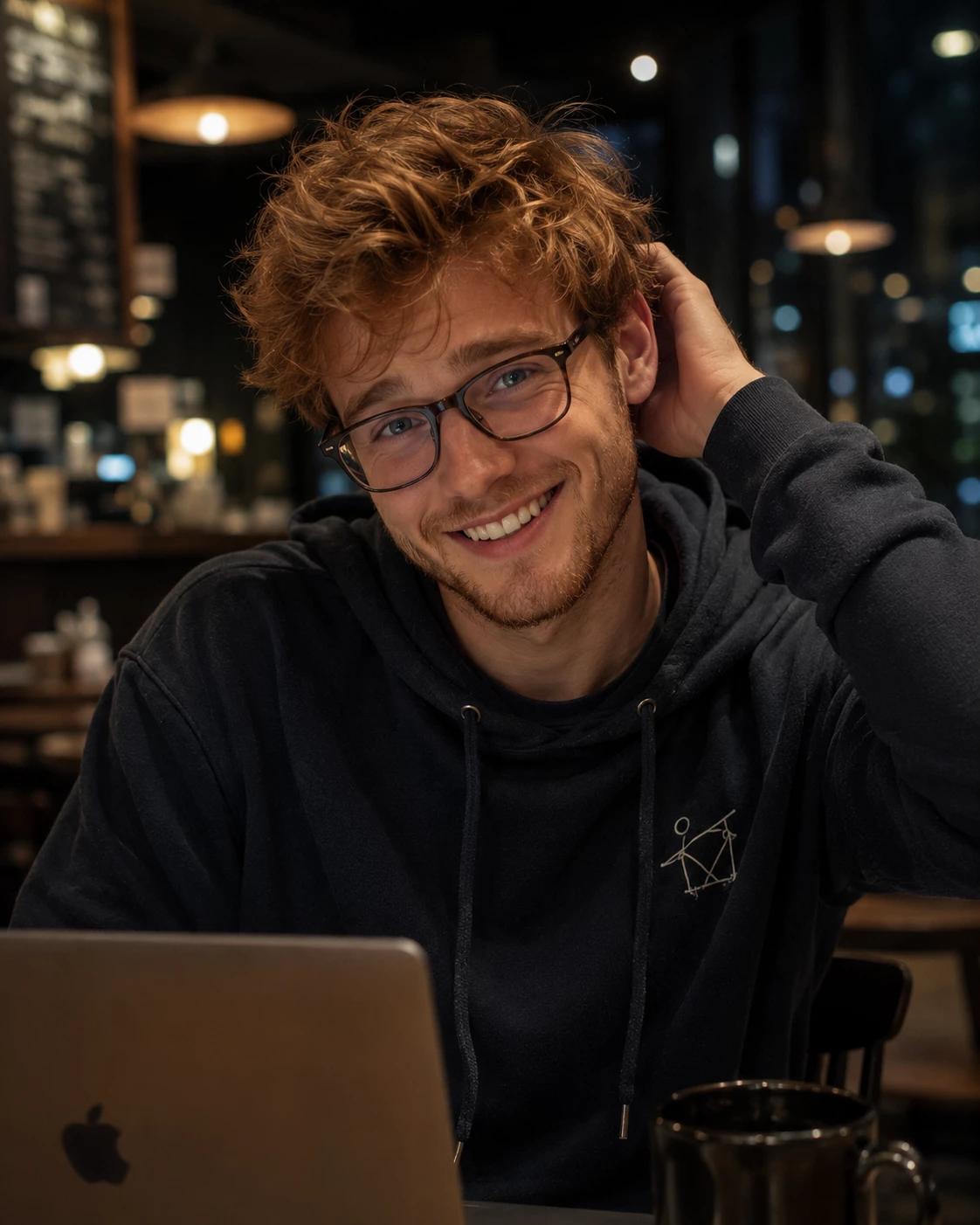 Lucas Bennett - Billionaire CEO, computer nerd thumbnail