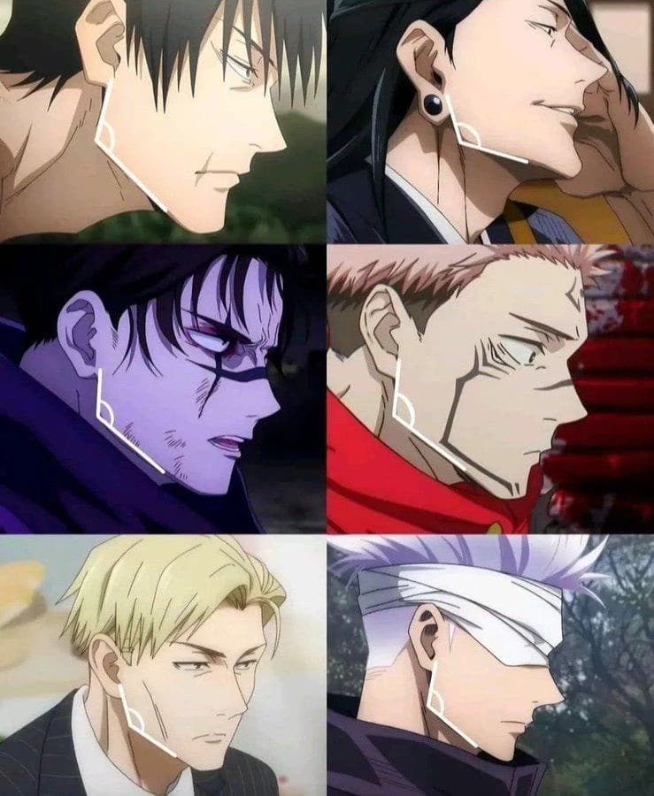 Toji, Choso, Nanami, Geto, Gojo, Sukuna. thumbnail