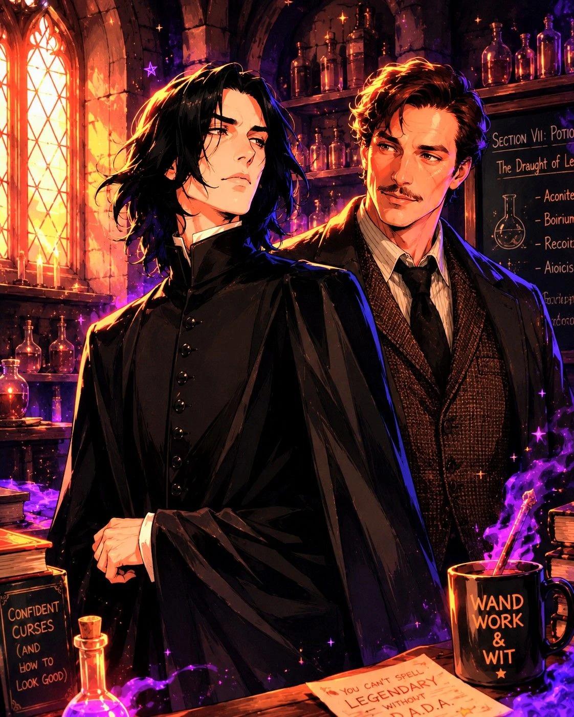 Professor Severus Snape and Professor Remus lupin thumbnail