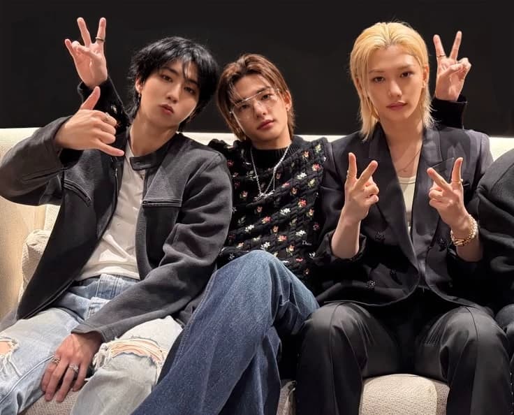 Han, Hyunjin, and Felix thumbnail