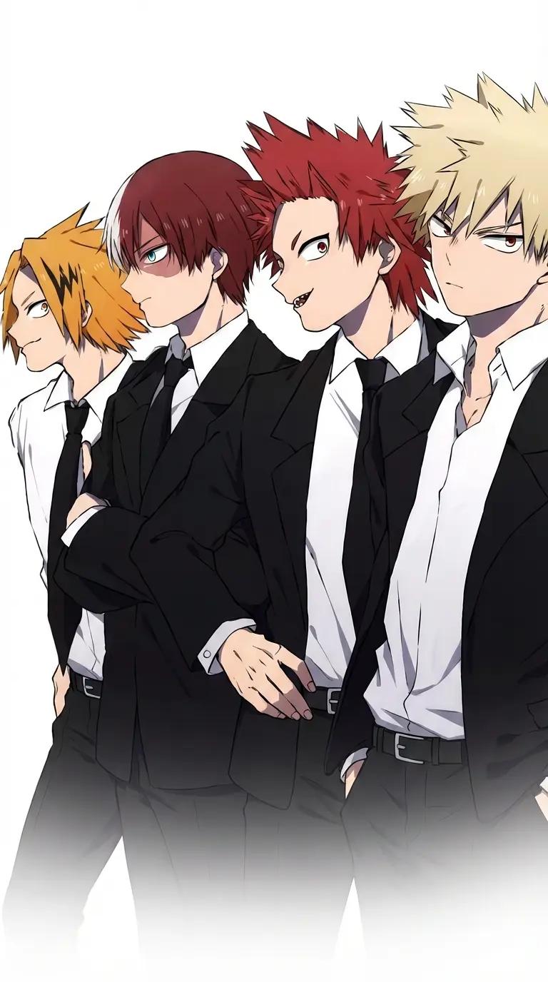 Bakugo, Denki, Kirishima, and Shoto thumbnail