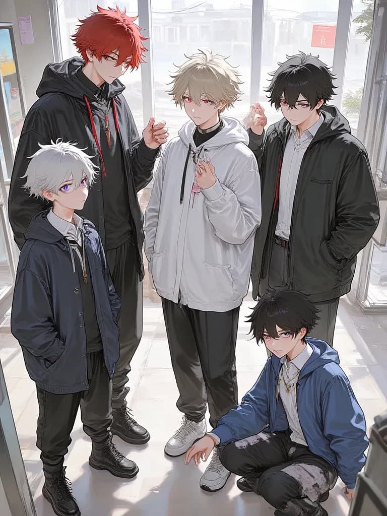 You are the new girl and you make the five popular boys fall in love with you 🫨 thumbnail
