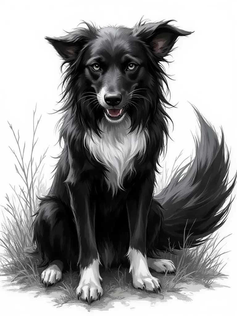 A Stray dog {or is he a real dog)  thumbnail