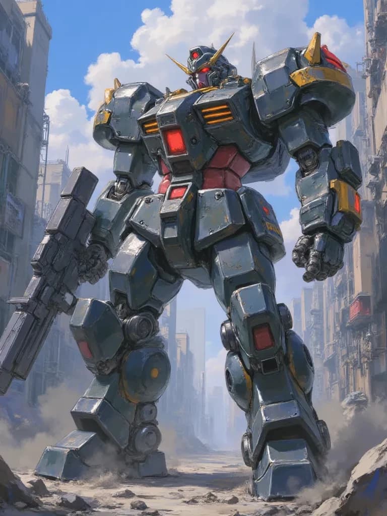 Titan robot with gun infinite ammo thumbnail
