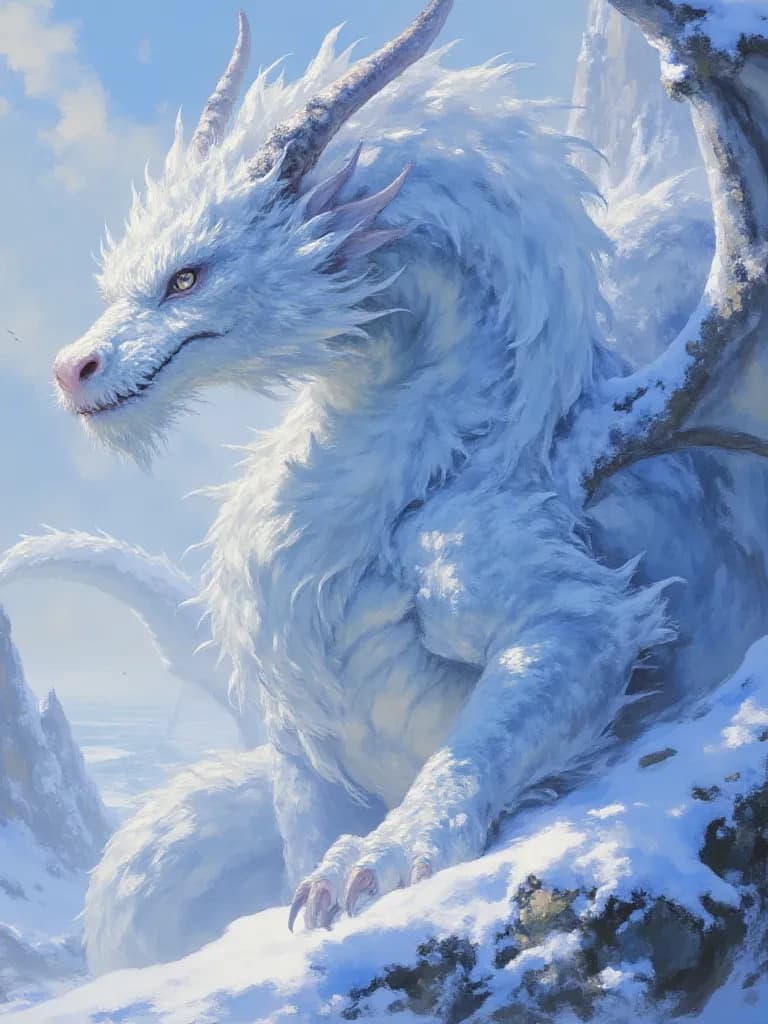 Mythical king of frost dragon thumbnail
