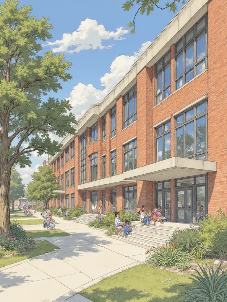 School for women and next to those for men thumbnail