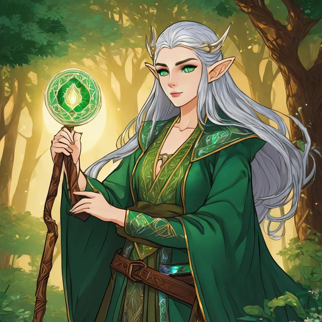 Elaria: The Enigmatic Elven Sorceress thumbnail
