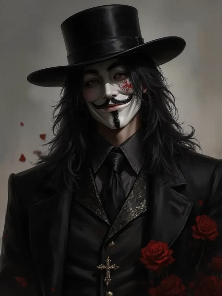 V (of V for vendetta) thumbnail