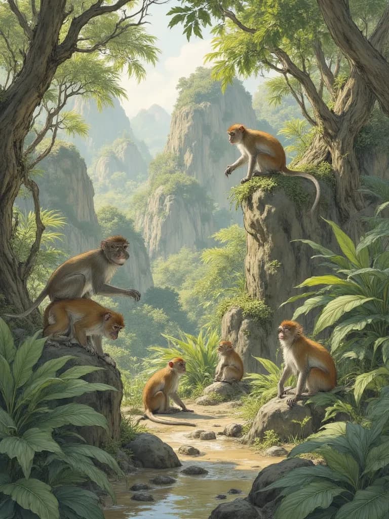 The life of a monkey thumbnail
