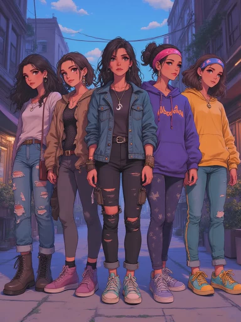 Mia, Sarah, Jessica, Lilla, and Pheebie thumbnail