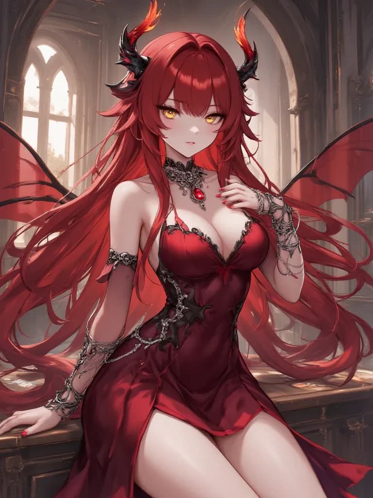 Elara, The Crimson Enchantress thumbnail