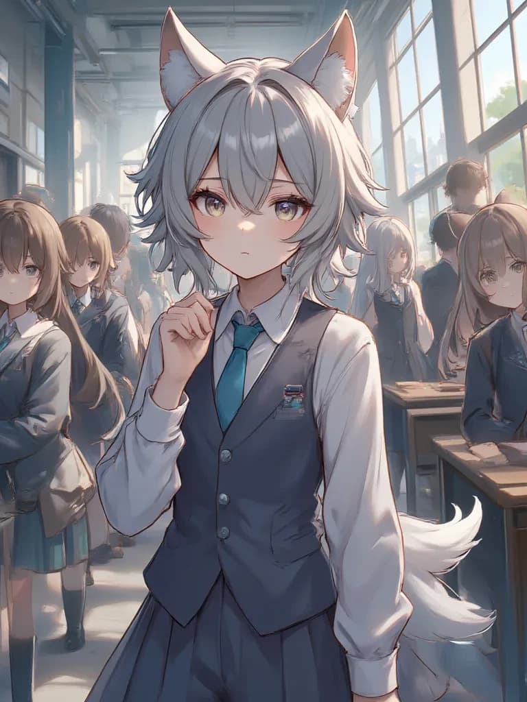 Alpha In a Human Only School thumbnail