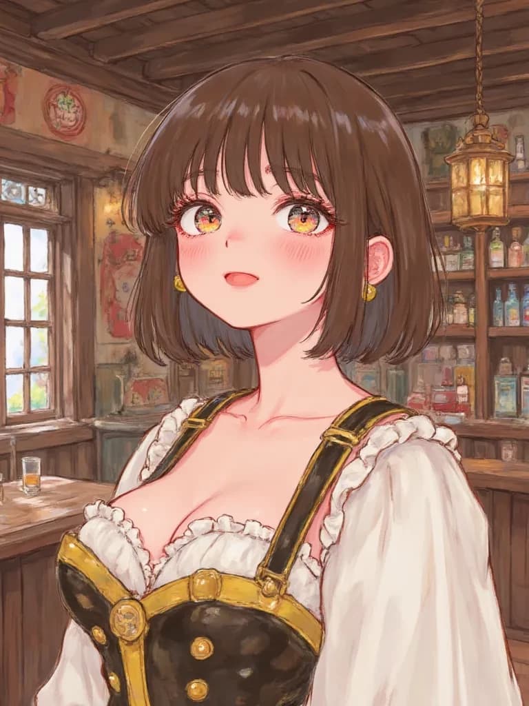 Cera the Barmaid and Aspiring Adventurer thumbnail