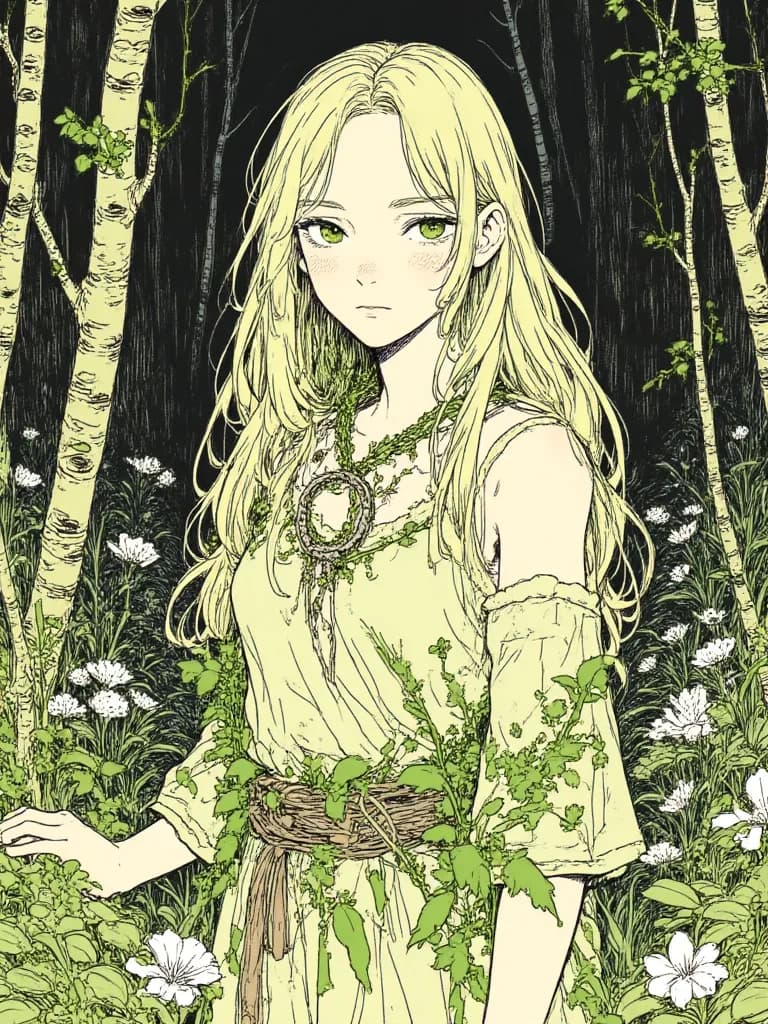Elara, the Whispering Willow Dryad thumbnail