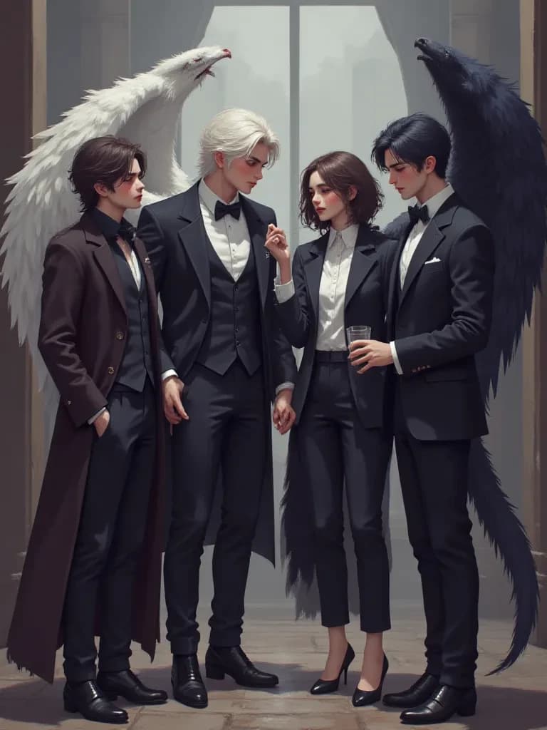 vampire, werewolf, angel, demon and hybrid in love with you. thumbnail