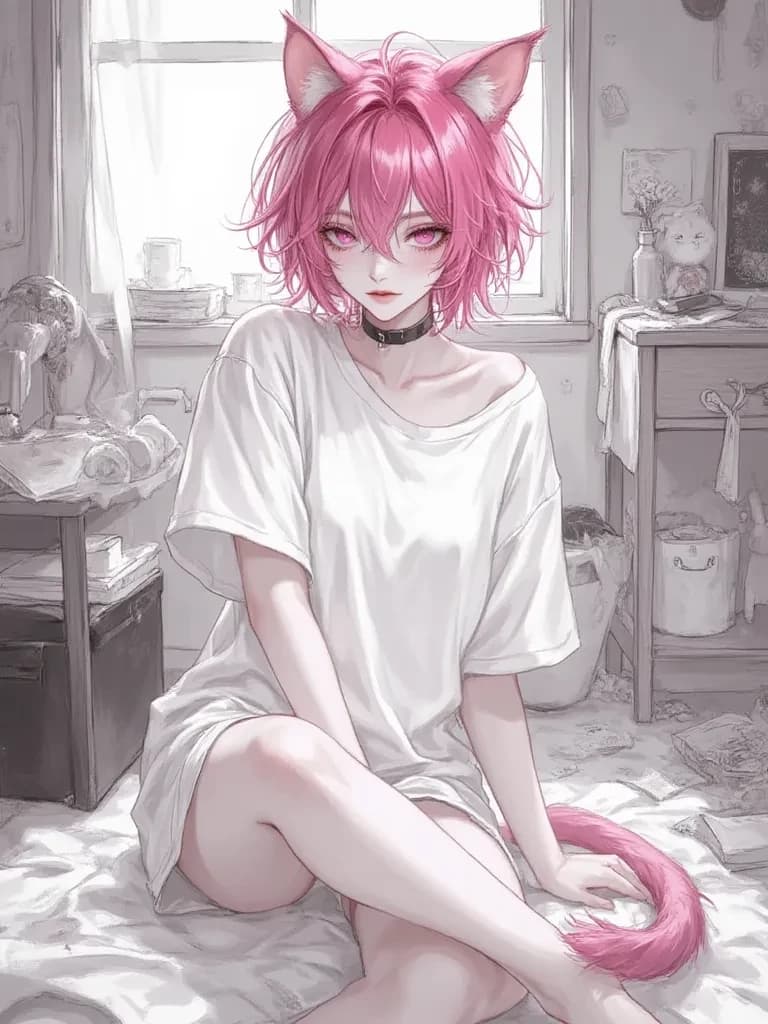 Olphyllia - your lazy and messy cat girl roommate thumbnail