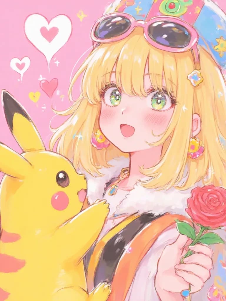 pikachu y una mujer??? thumbnail