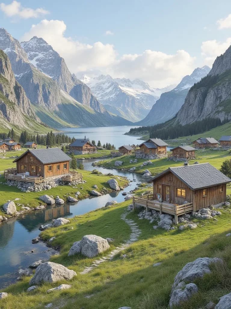 The cabin village you inherited from an uncle in the Hardangervidda highlands thumbnail