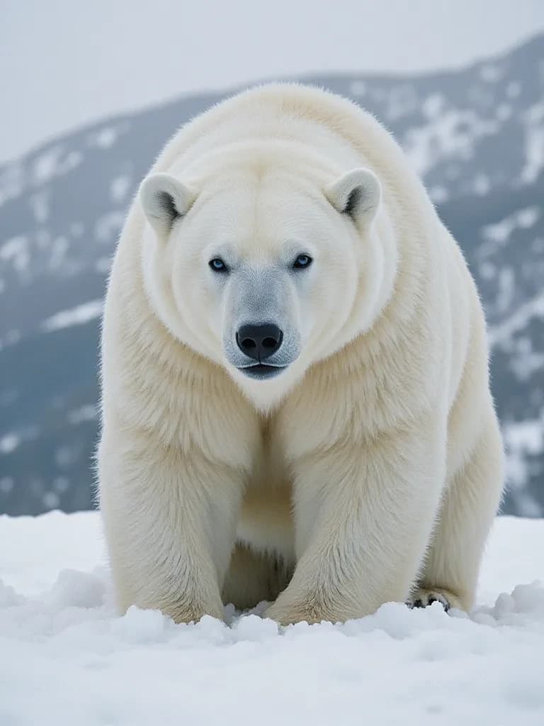 Mother polar bear thumbnail