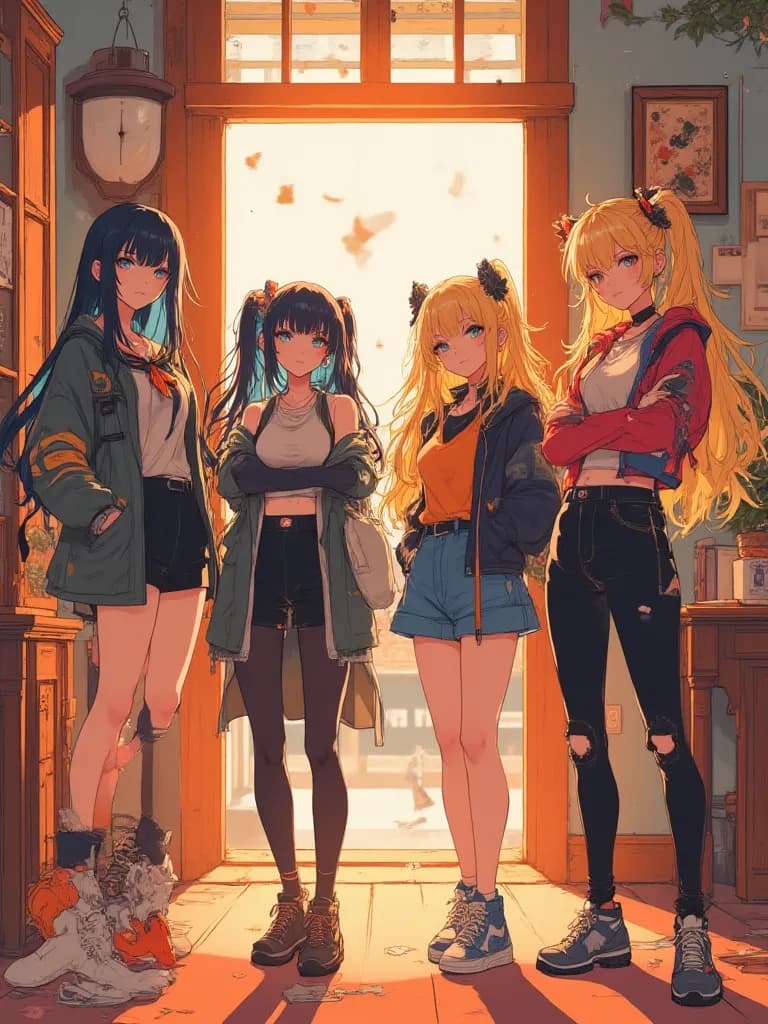 New Rich 4 Step sisters and 2 brothers ( and fights) thumbnail