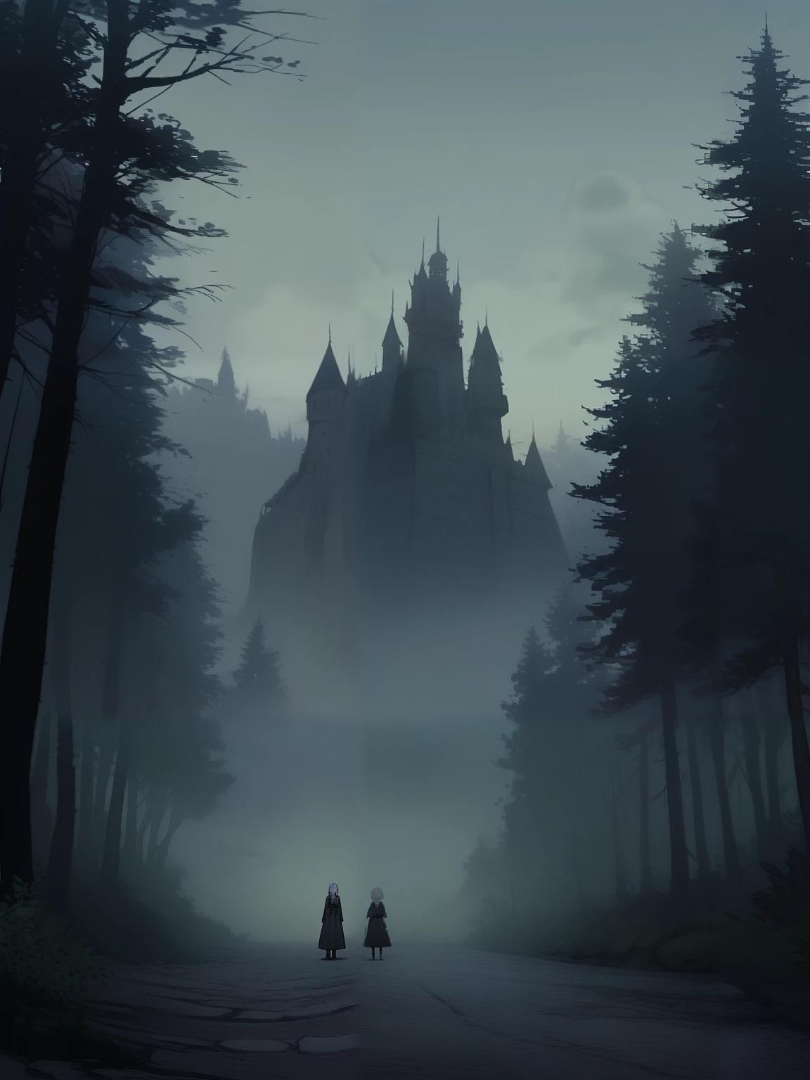 This is a dark forest thumbnail