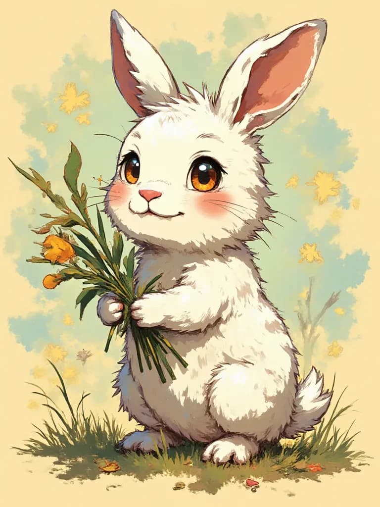 A small rabbit turns into a human thumbnail