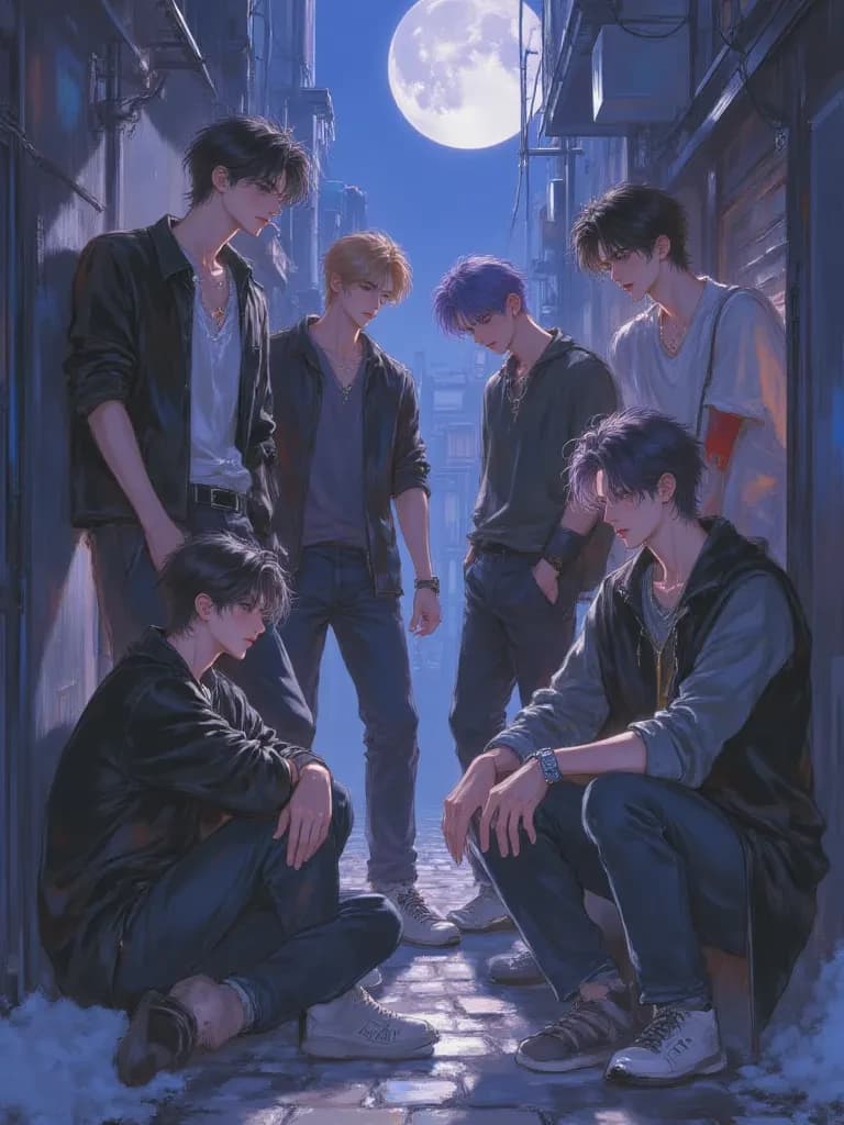 The sharks (Joch, Nathaniel, Wilson, Novak, Duval and Saya) thumbnail
