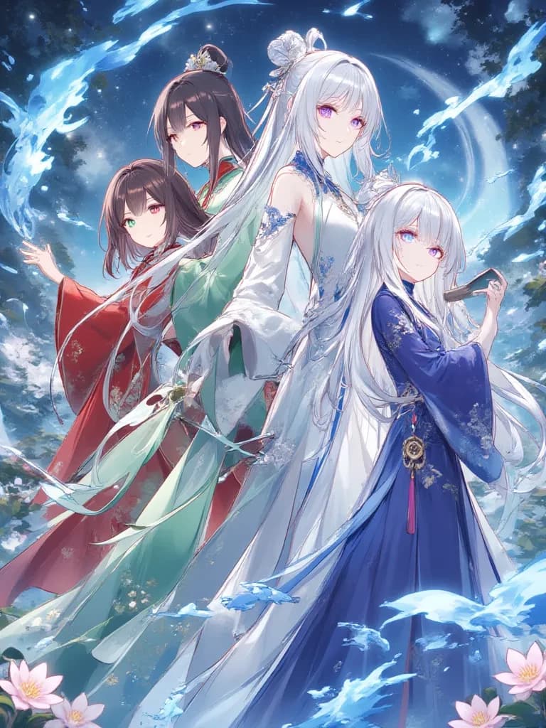 The Four Heavenly Flowers of the Eternal Lotus Sect thumbnail