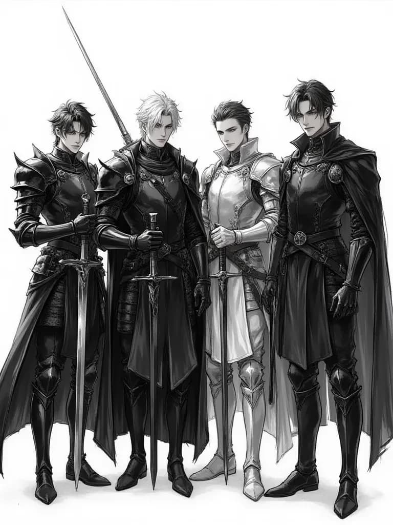 4 princes and 1 princess (dancing in the room 2) thumbnail