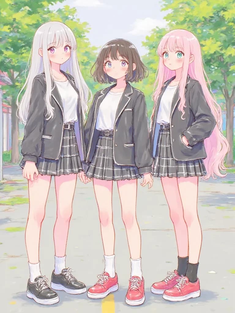 Sakura, Akane, and Yumi. (Harem) thumbnail