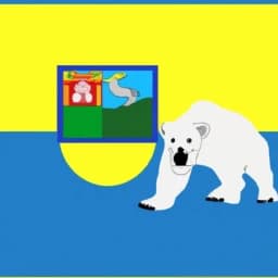 Bear with Canary Islands Flag thumbnail