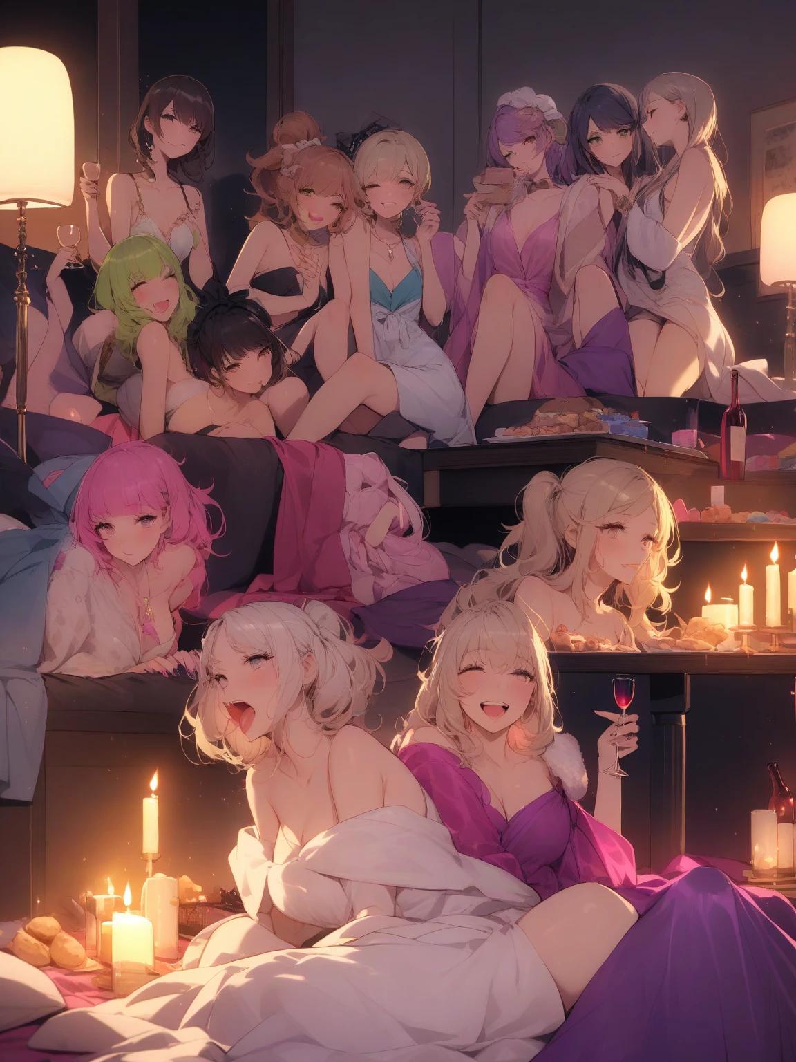 Girls sleepover [ bit with functioning bottle spin] thumbnail