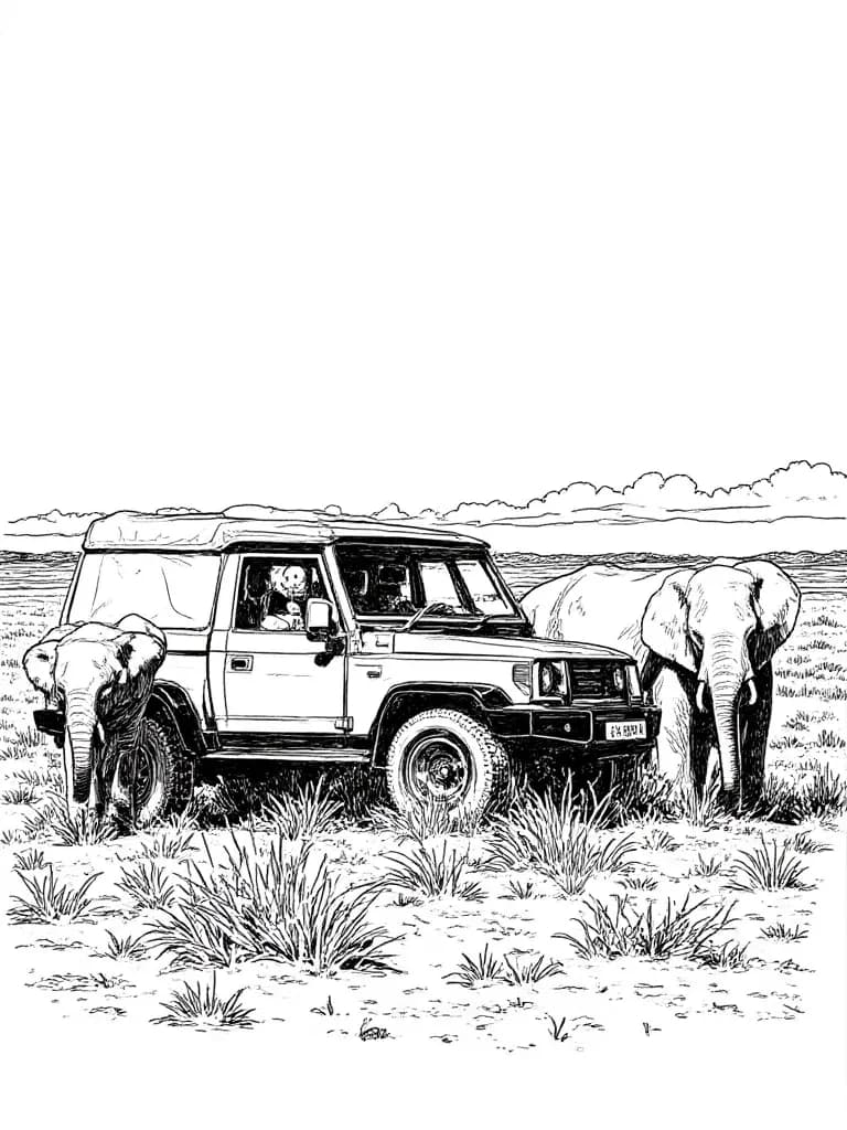 Botswana camping trip with rich family  thumbnail