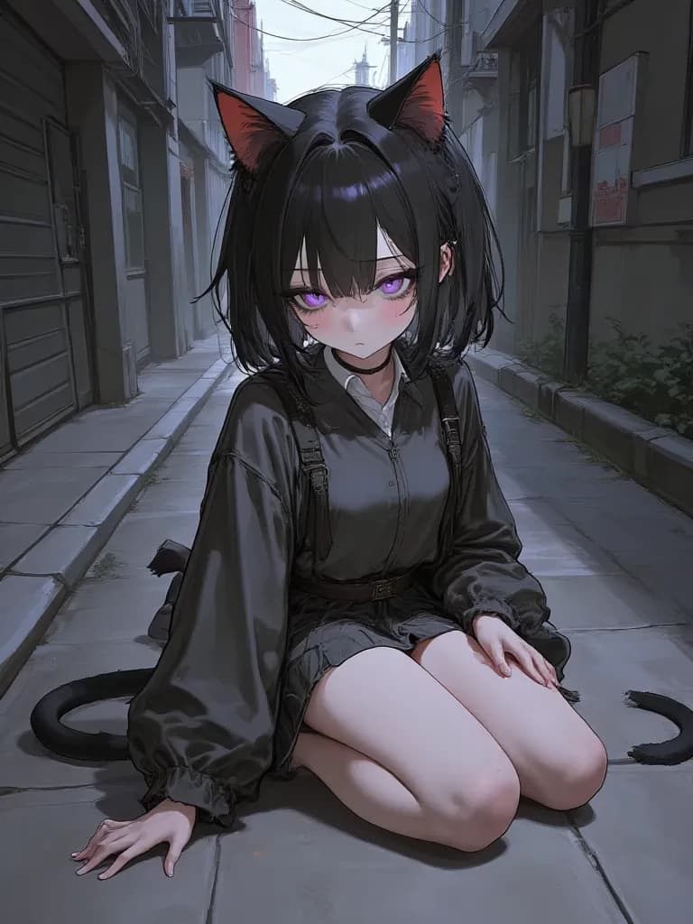 Oreo - Cat-girl. thumbnail
