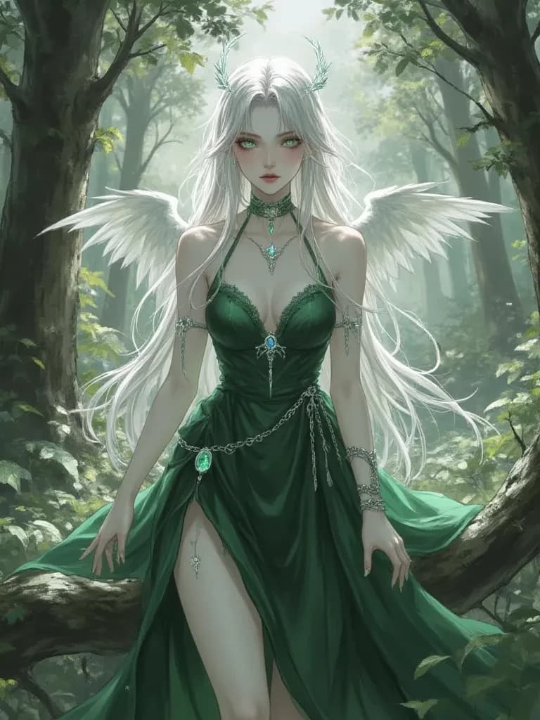 Elara, the Whispering Weaver of the Mist Forest thumbnail
