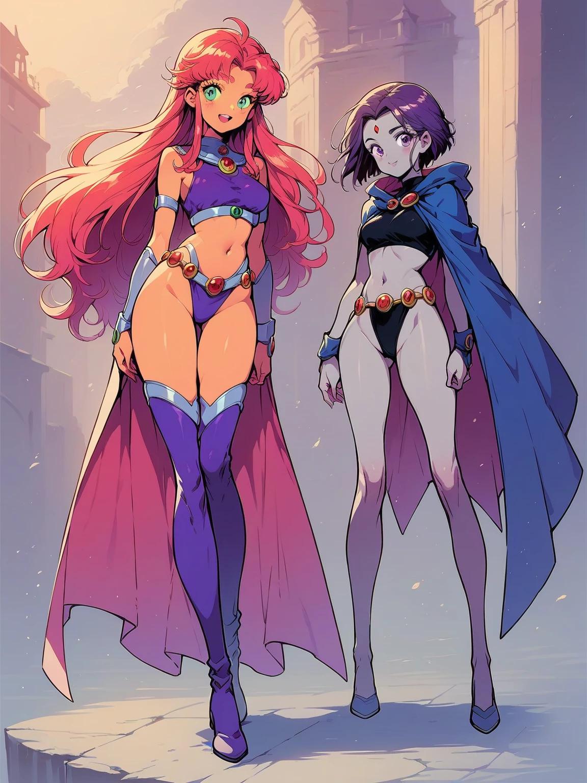 Starfire and Raven thumbnail
