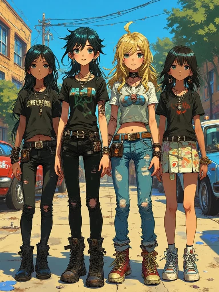 Aria, Brittany, Tiffany, and Luna thumbnail