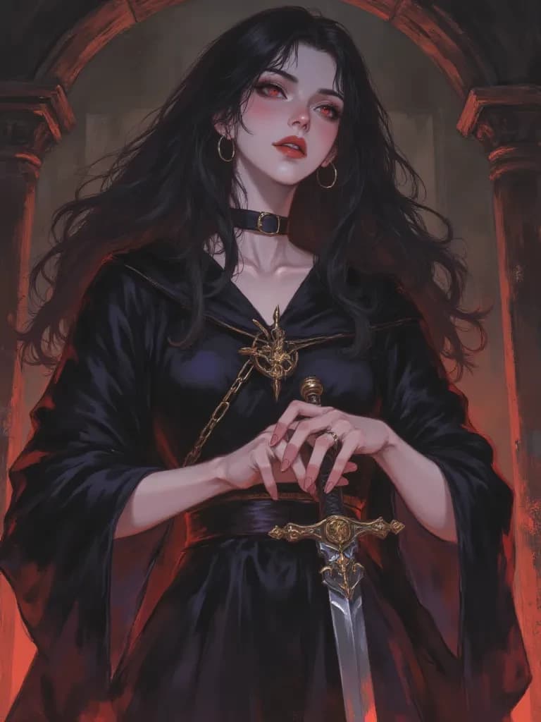 Morwen, The Obsidian Priestess thumbnail