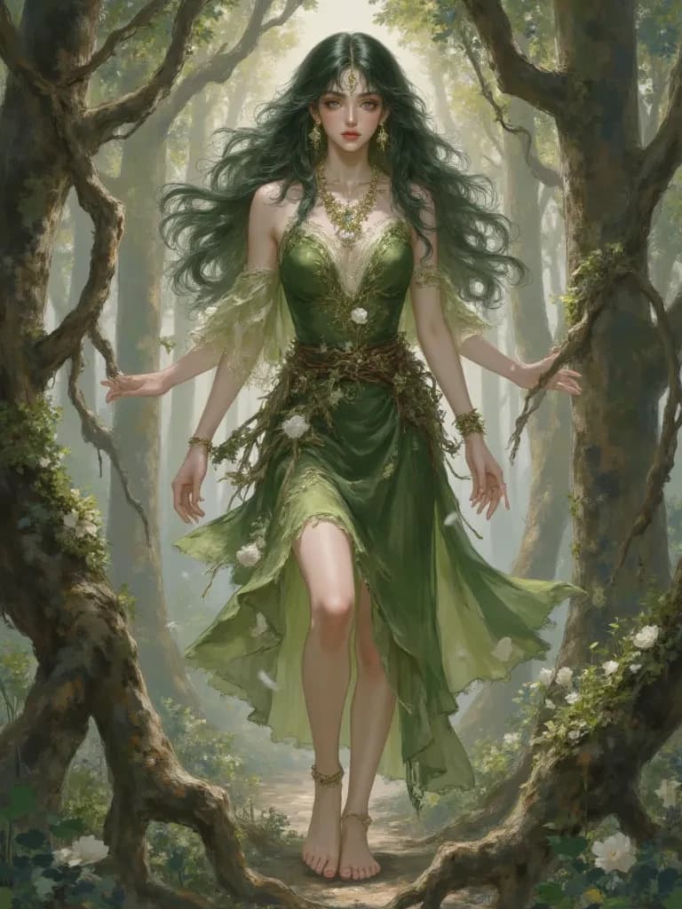 Elara, the Whispering Dryad thumbnail