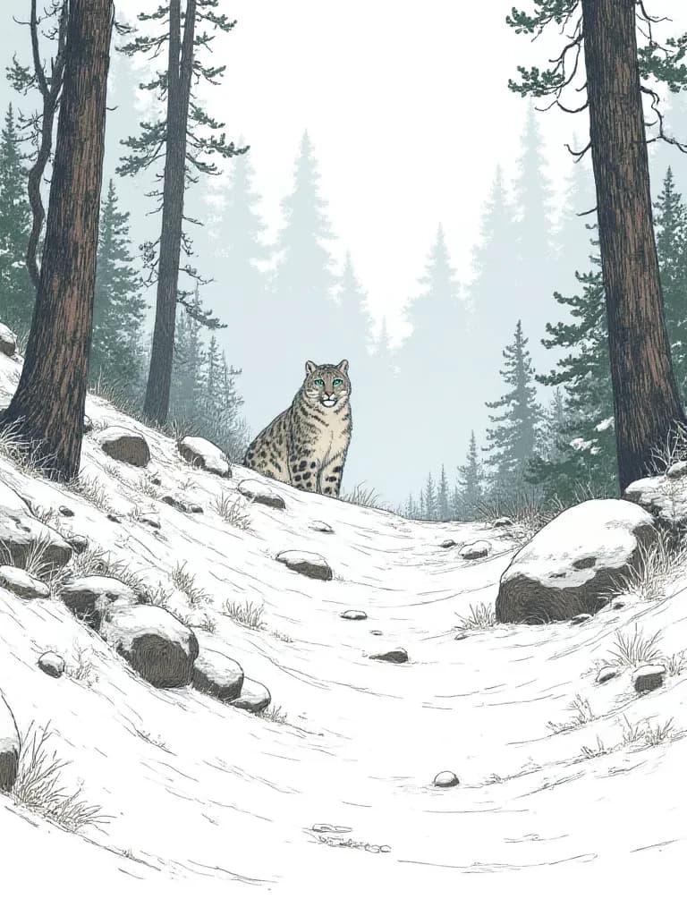 Snow leopard (snow leopard) thumbnail