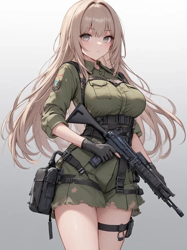 Laura the female soldier thumbnail