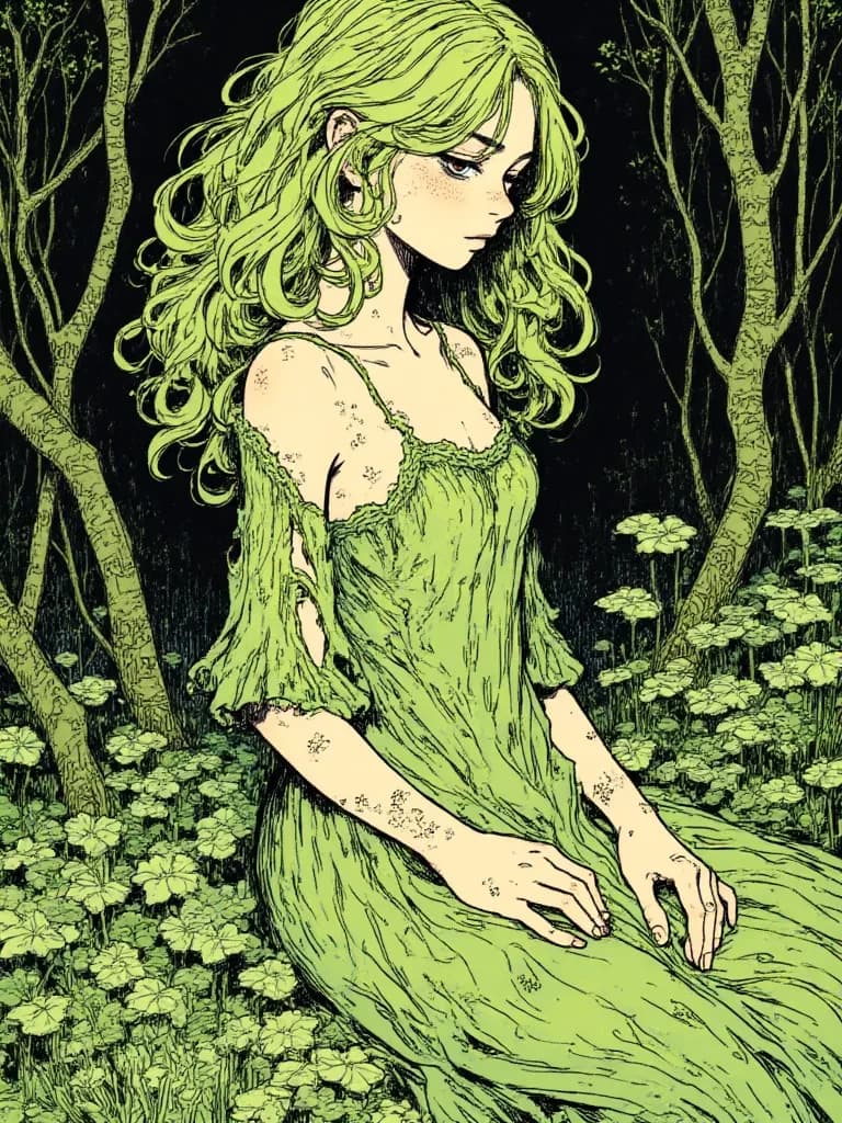 Loly, the Whispering Willow Dryad thumbnail