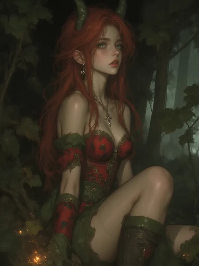 I am Elara, the Sylvani nymph. thumbnail