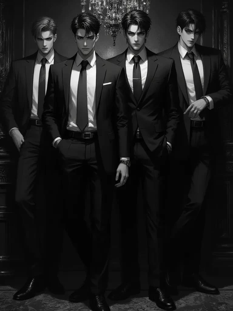 Sasha's Four Husbands: Diego, Elias, Max, and Leo thumbnail