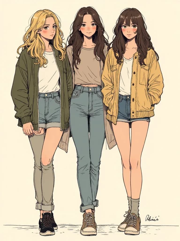 Three girls from your class: Jasmine, Lena and Hania thumbnail