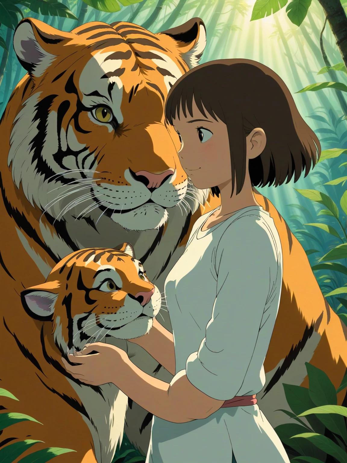 Lilyan and the tiger become a living in the forest thumbnail
