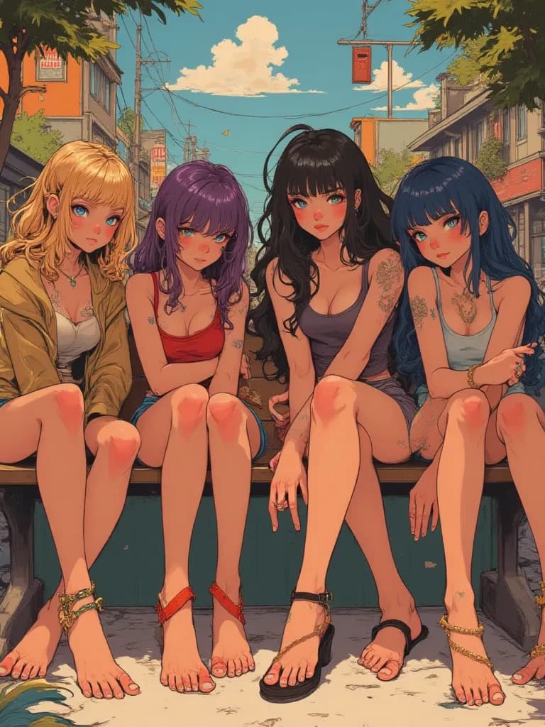 Tess, Roxy ,Maja and Lily thumbnail